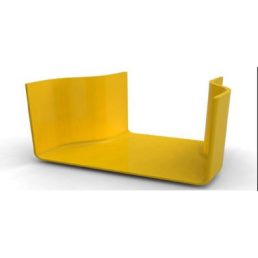   Optikai kábelcsatorna keresztmetszet váltó elem fedele a 100mm és 160mm-es rendszer között